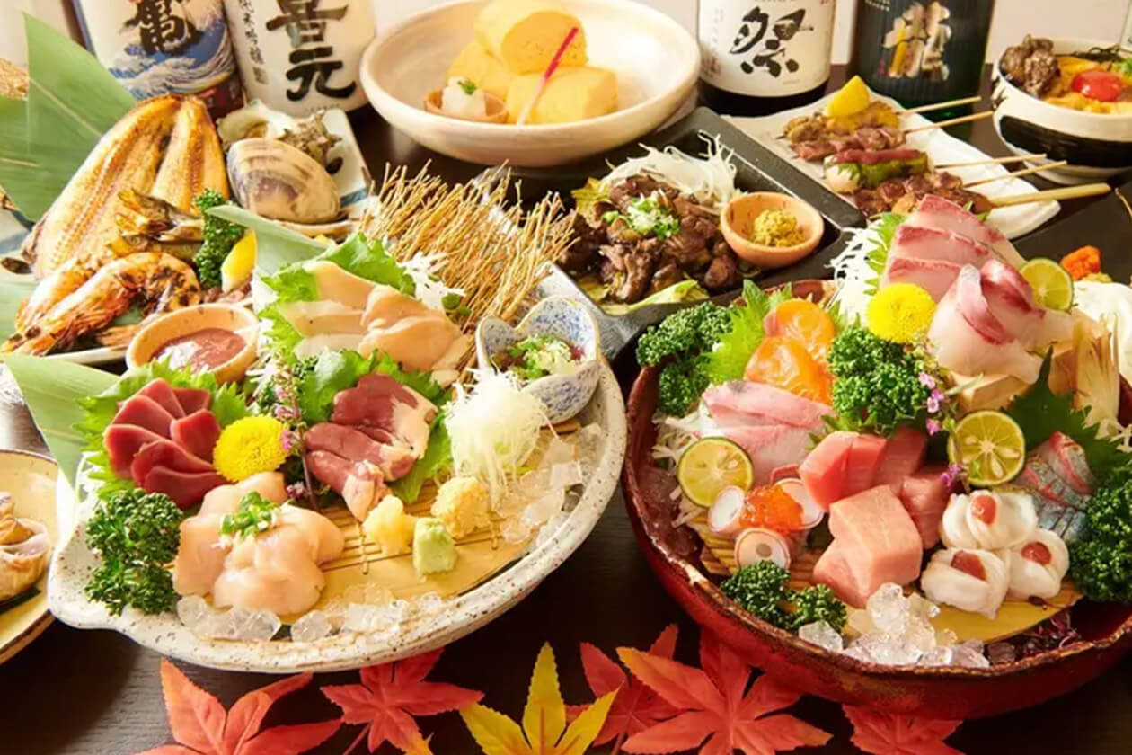 地鶏×海鮮